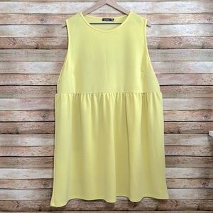 Yellow Sleeveless Dress
